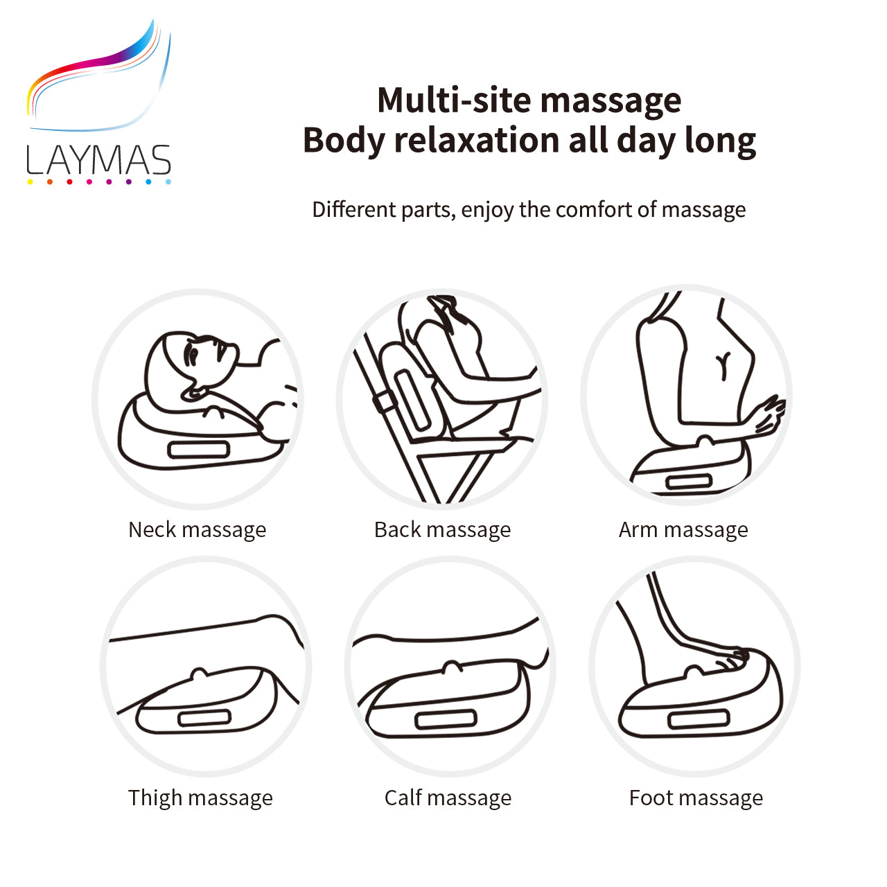 1pc Heating Neck Massager For Back And Neck With Deep Tissue Kneading, Electric Back Massage Pillow For Muscle Pain Relief, Use At Home Car Office