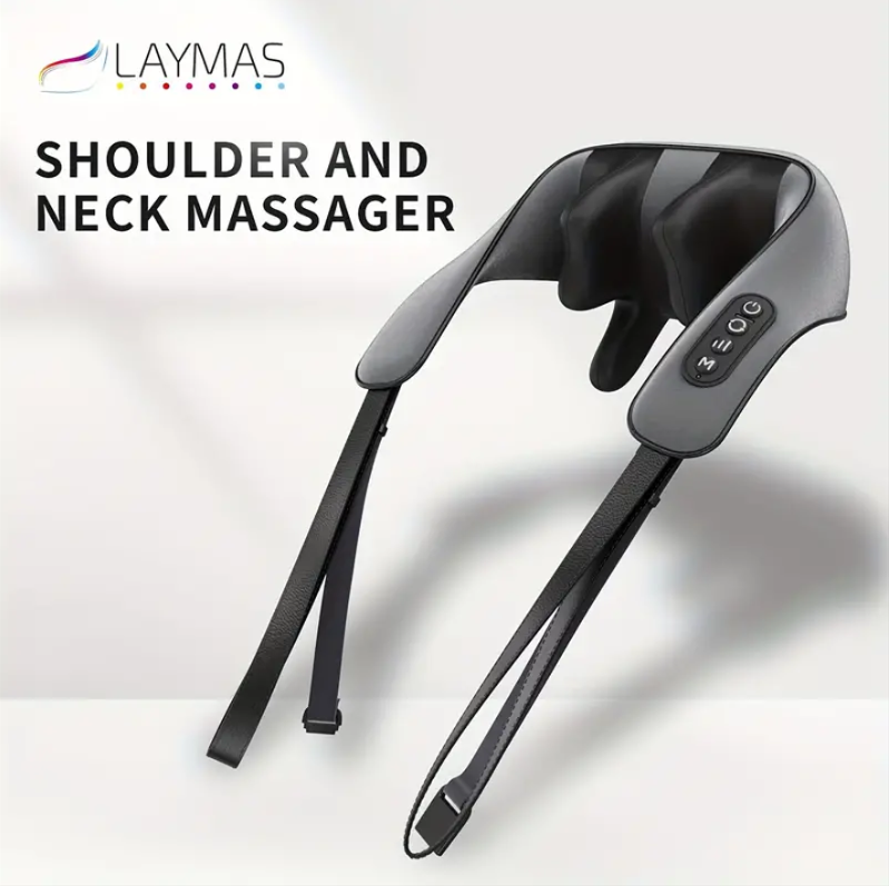 Thermal Neck, Shoulder and Back Massager - Newly upgraded acupressure massager, S flagship version