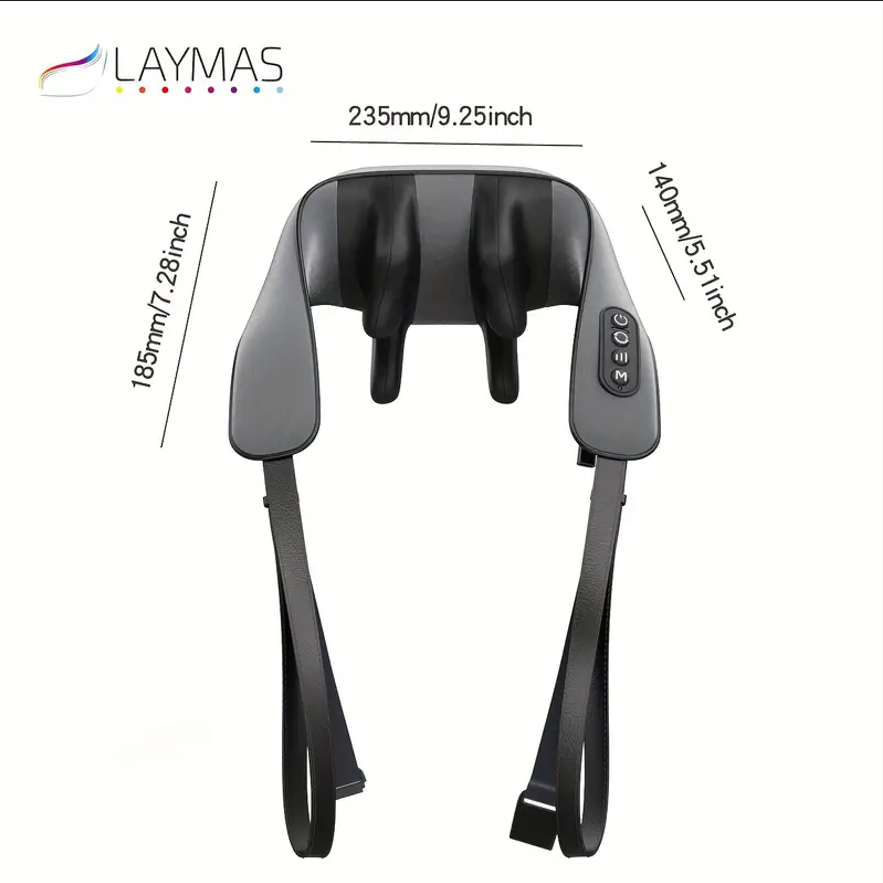 Thermal Neck, Shoulder and Back Massager - Newly upgraded acupressure massager, S flagship version
