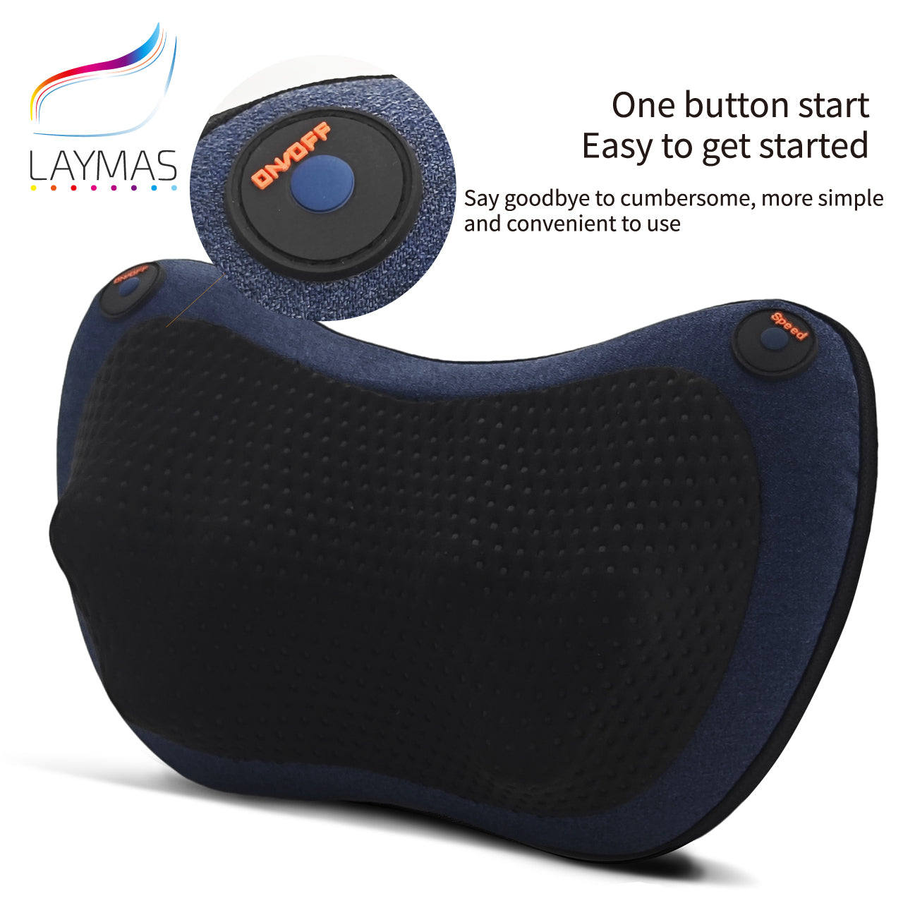 1pc Heating Neck Massager For Back And Neck With Deep Tissue Kneading, Electric Back Massage Pillow For Muscle Pain Relief, Use At Home Car Office